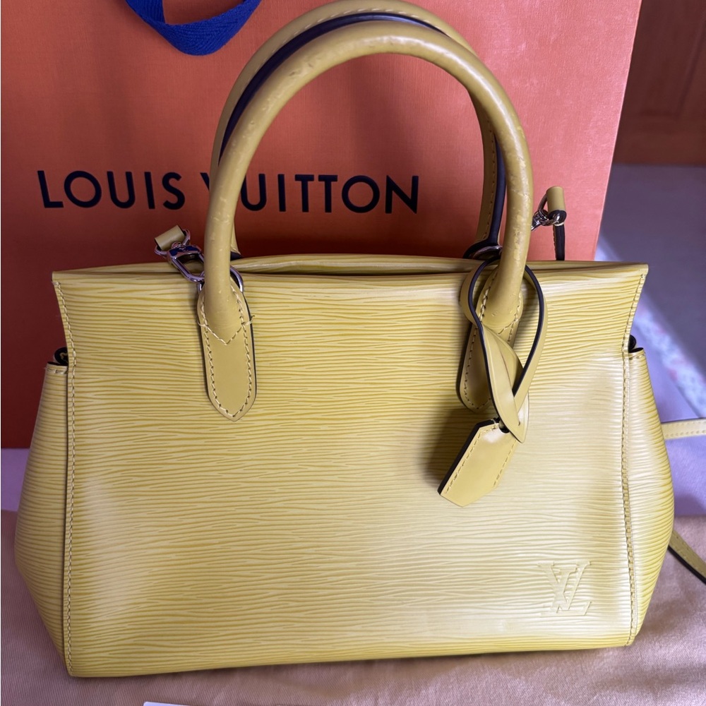 Louis Vuitton Marly Mustard Yellow Satchel